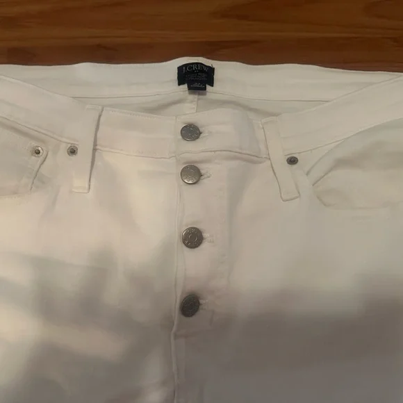 4 Button White J. Crew pants. Size 33 - Picture 9 of 10